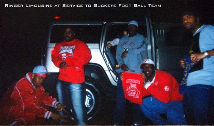 Ringer Limousine at service to Buckeye football team.